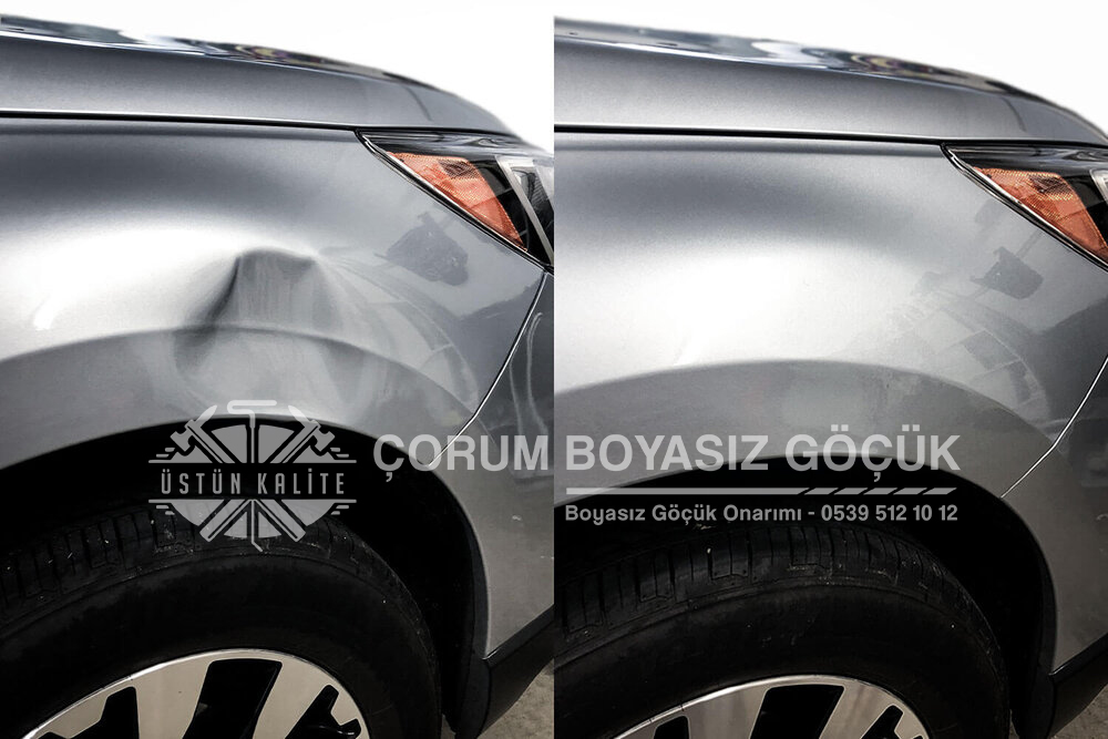boyasız göçük düzeltme