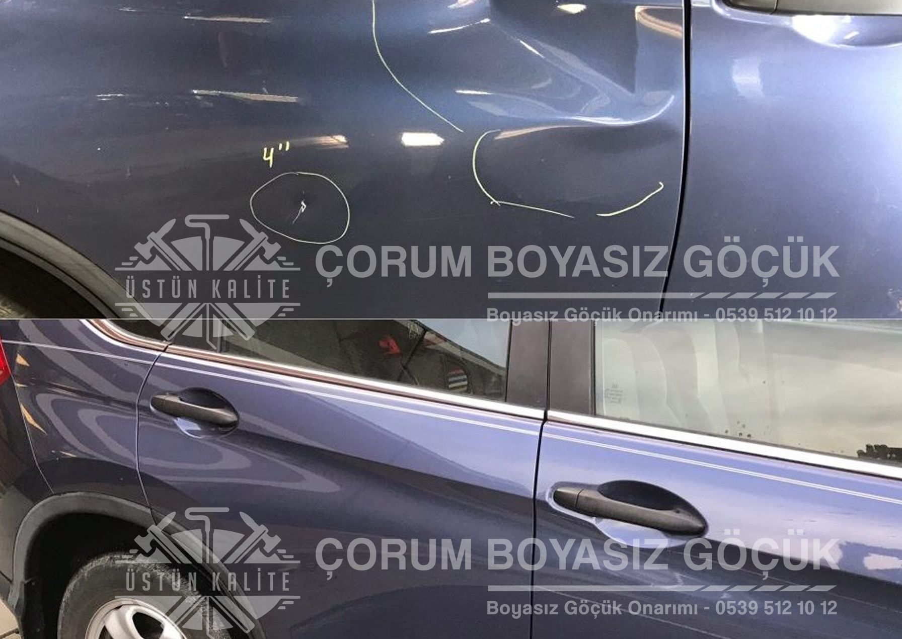 boyasız göçük