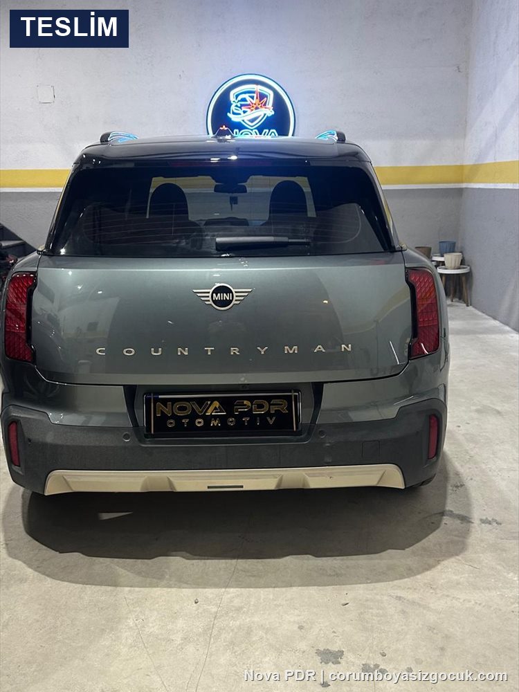 MINI Countryman bagaj kapağı göçük düzeltme sonrası teslim